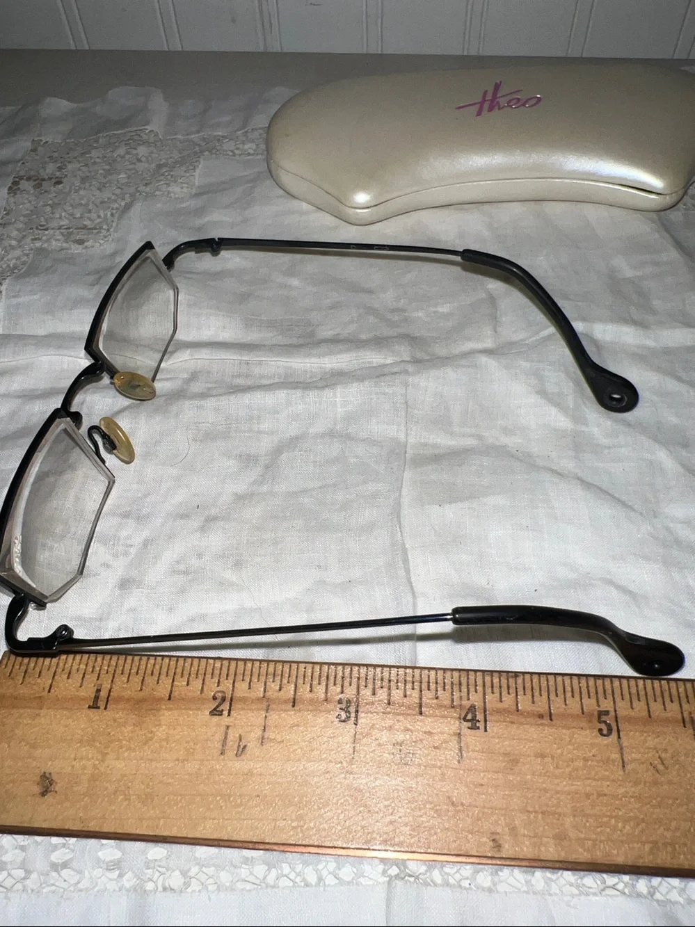 Theo crawl breaststroke blue eyeglass frames